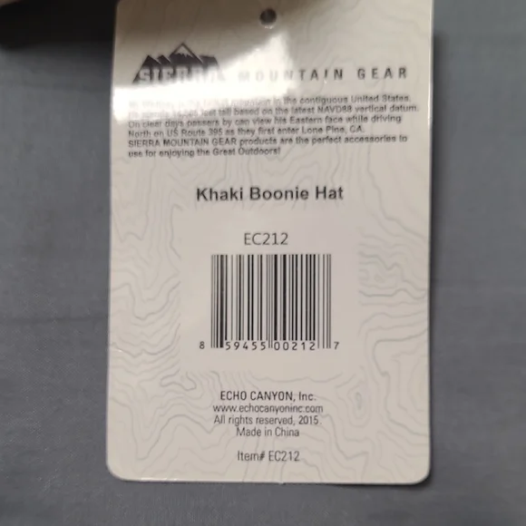 Sierra Khaki Boonie Hat - Picture 2 of 2